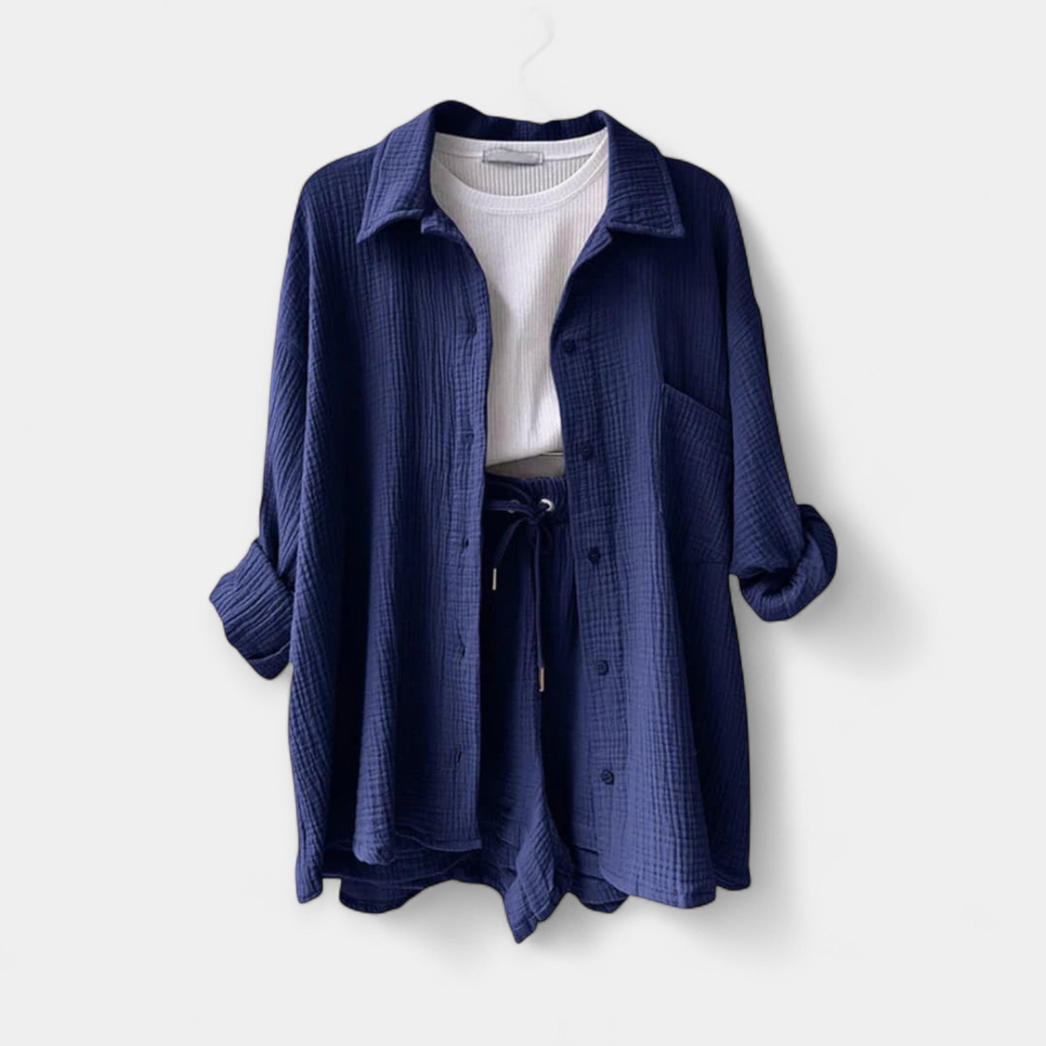 Ensemble d'Été Bicolore - Top et Short