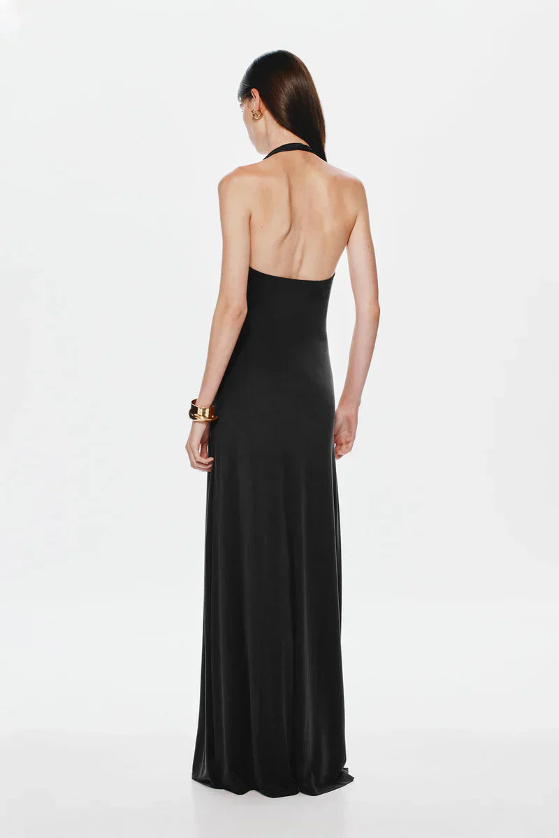 Valeria™ | Robe Longue Élégante – Minimalisme & Sensualité Réunis