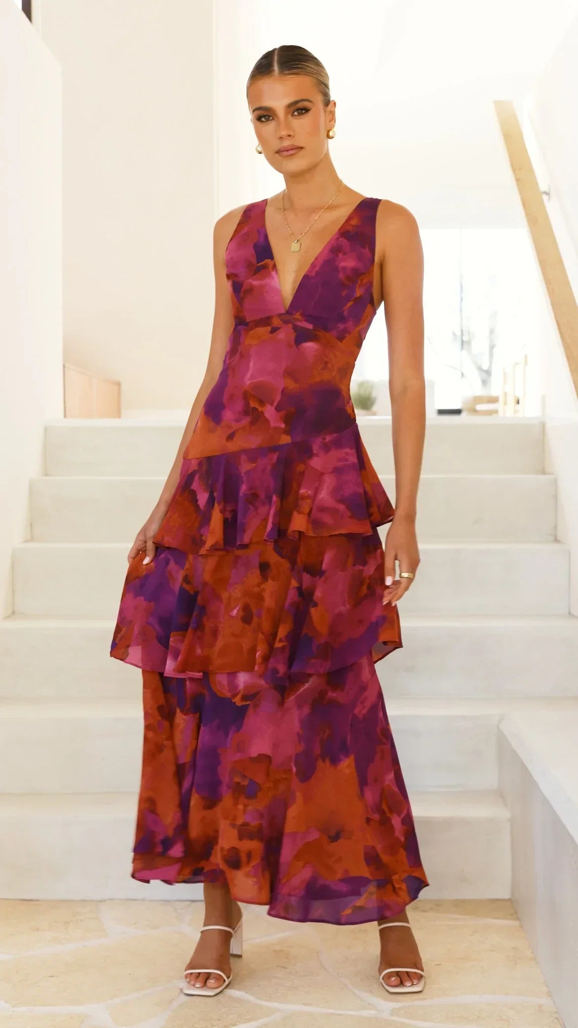 Teresa™ | Robe Longue Fluide – Élégance Estivale Assurée