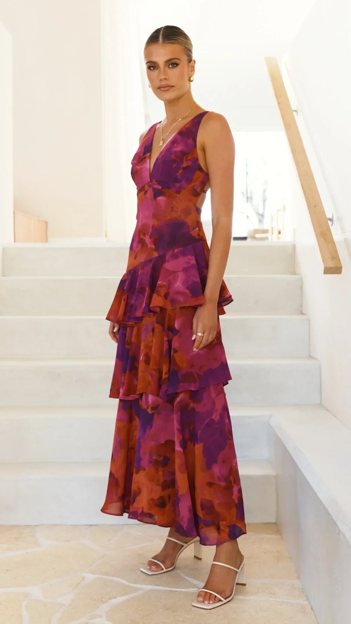 Teresa™ | Robe Longue Fluide – Élégance Estivale Assurée