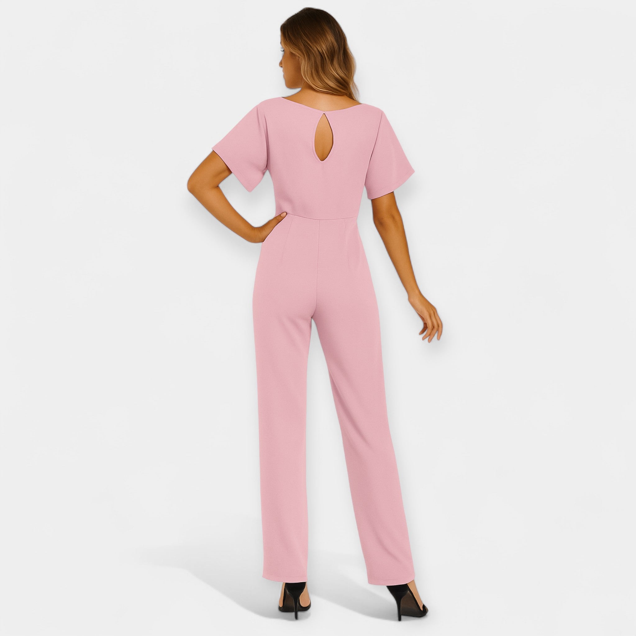 Combinaison Élégante avec Ceinture Ajustable