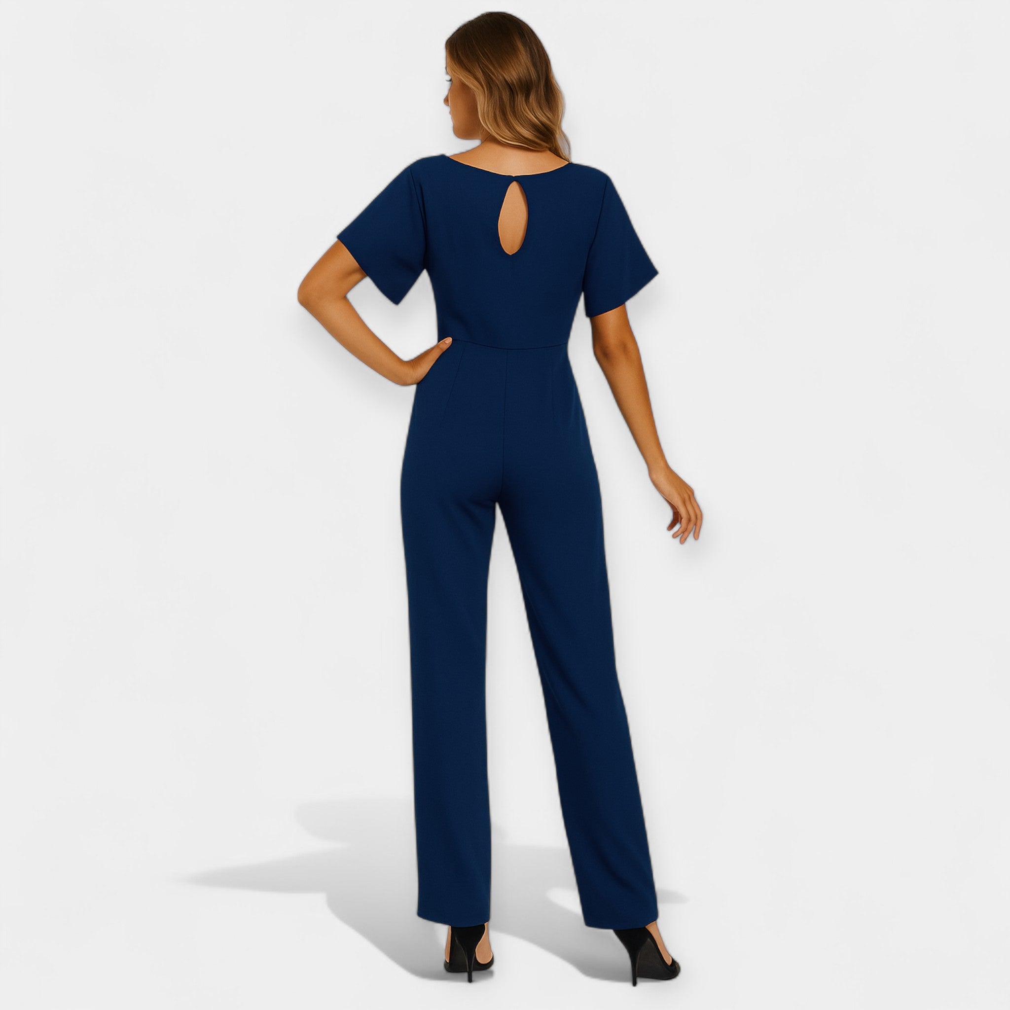 Combinaison Élégante avec Ceinture Ajustable