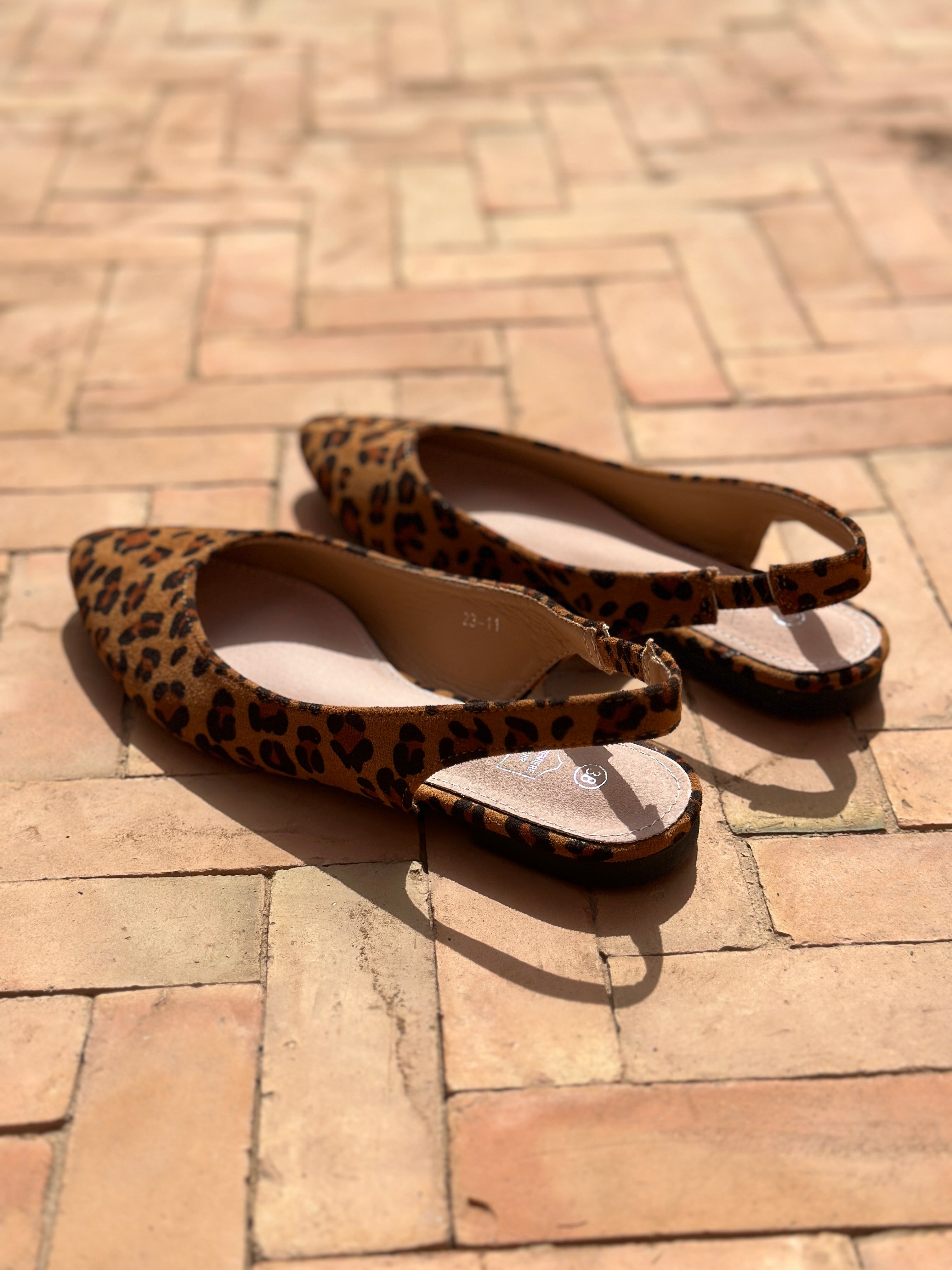 Slingbacks Charline léopard