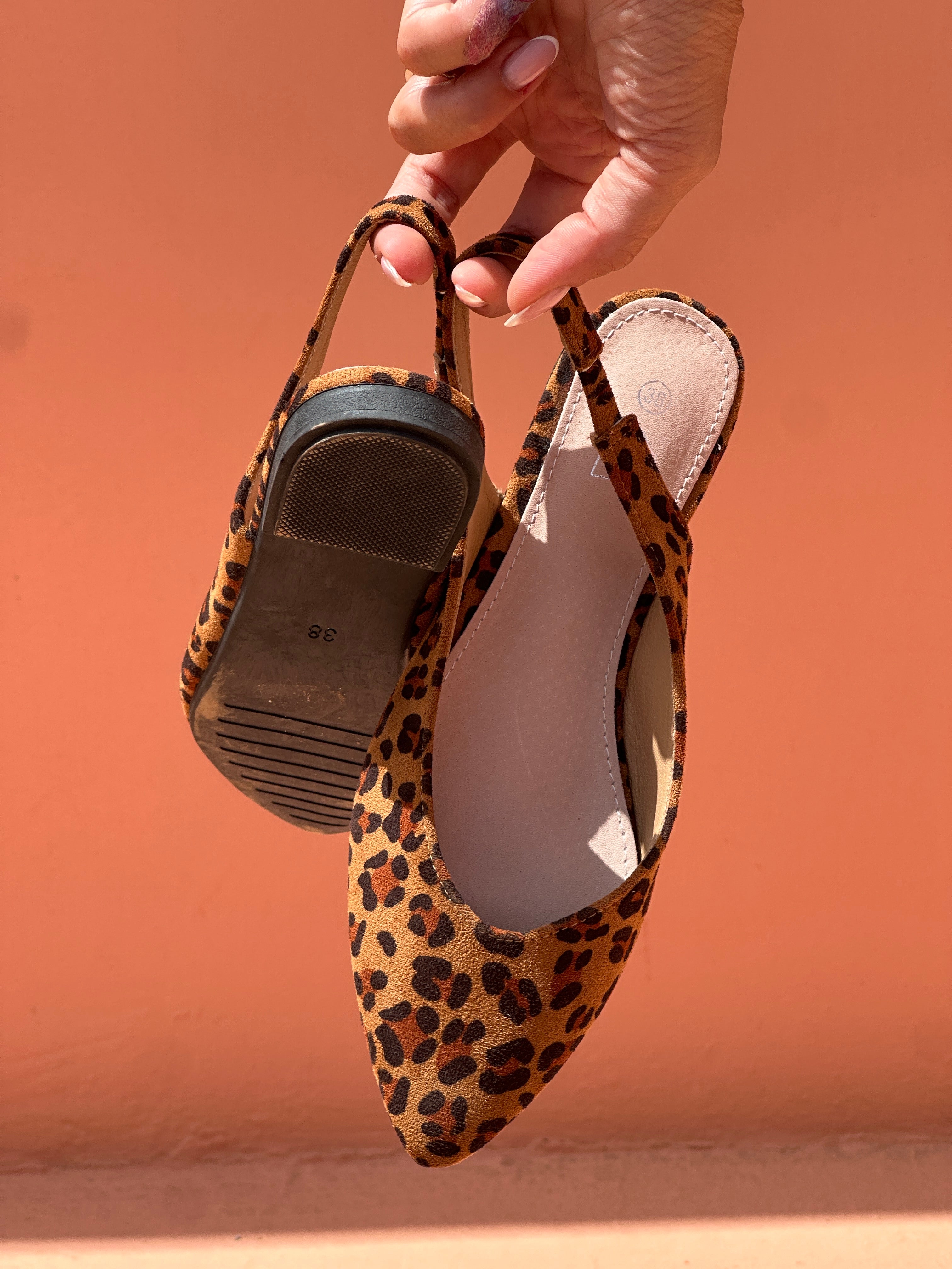 Slingbacks Charline léopard