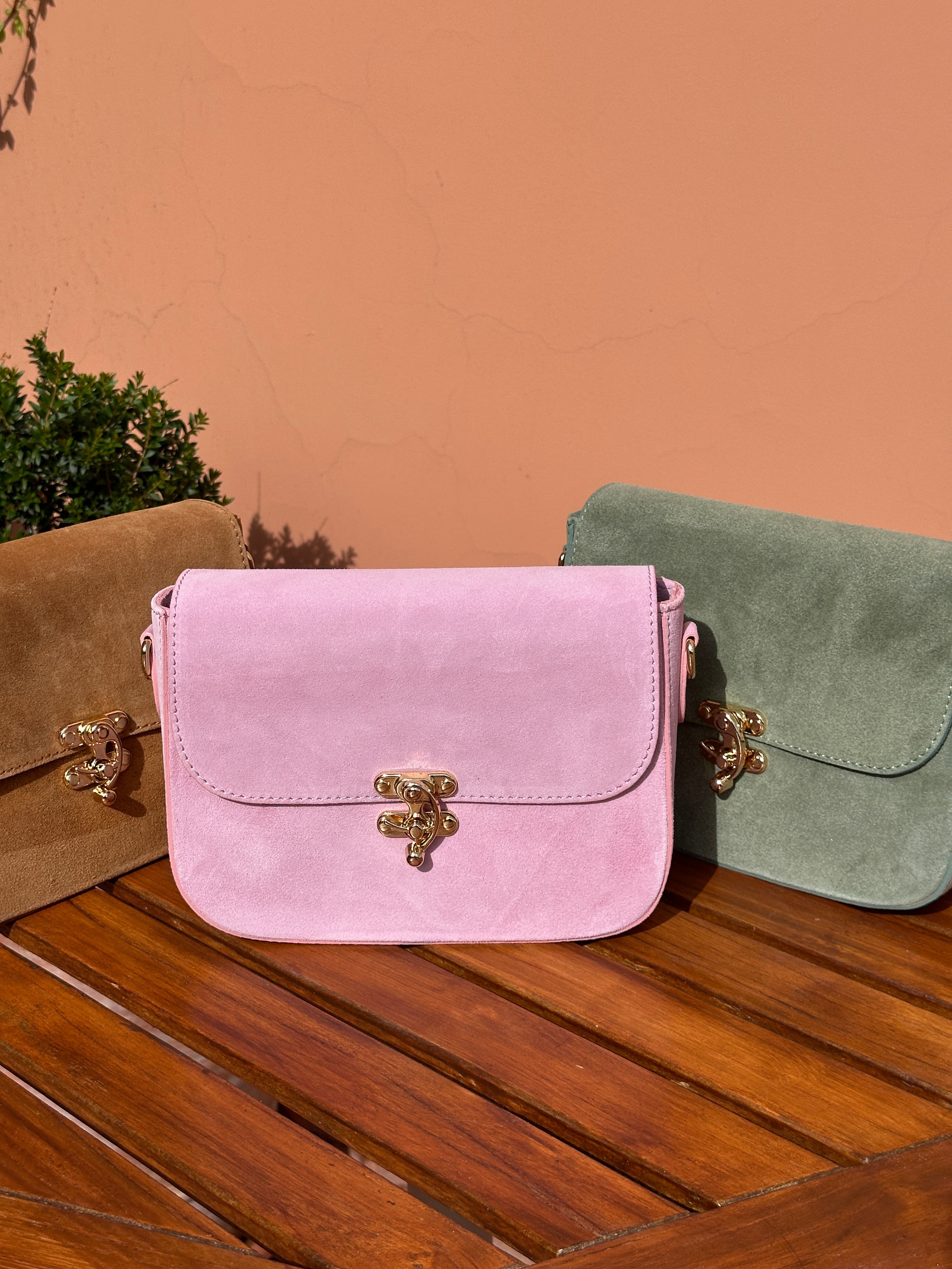Sac en daim – Couleurs ensoleillées