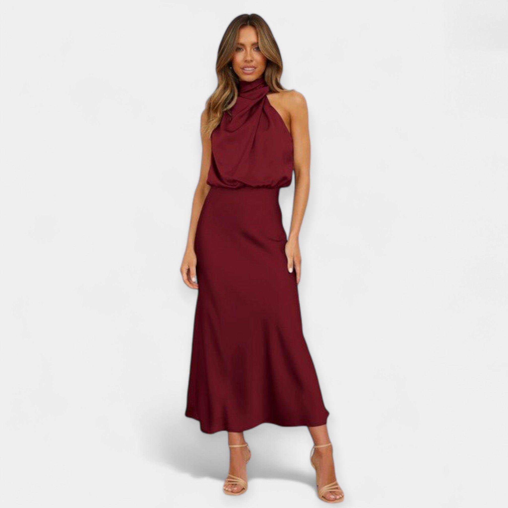 Robe Maxi Off-Shoulder