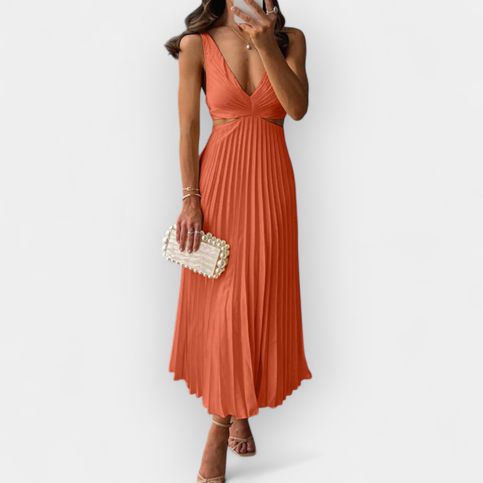 Robe Midi en Satin