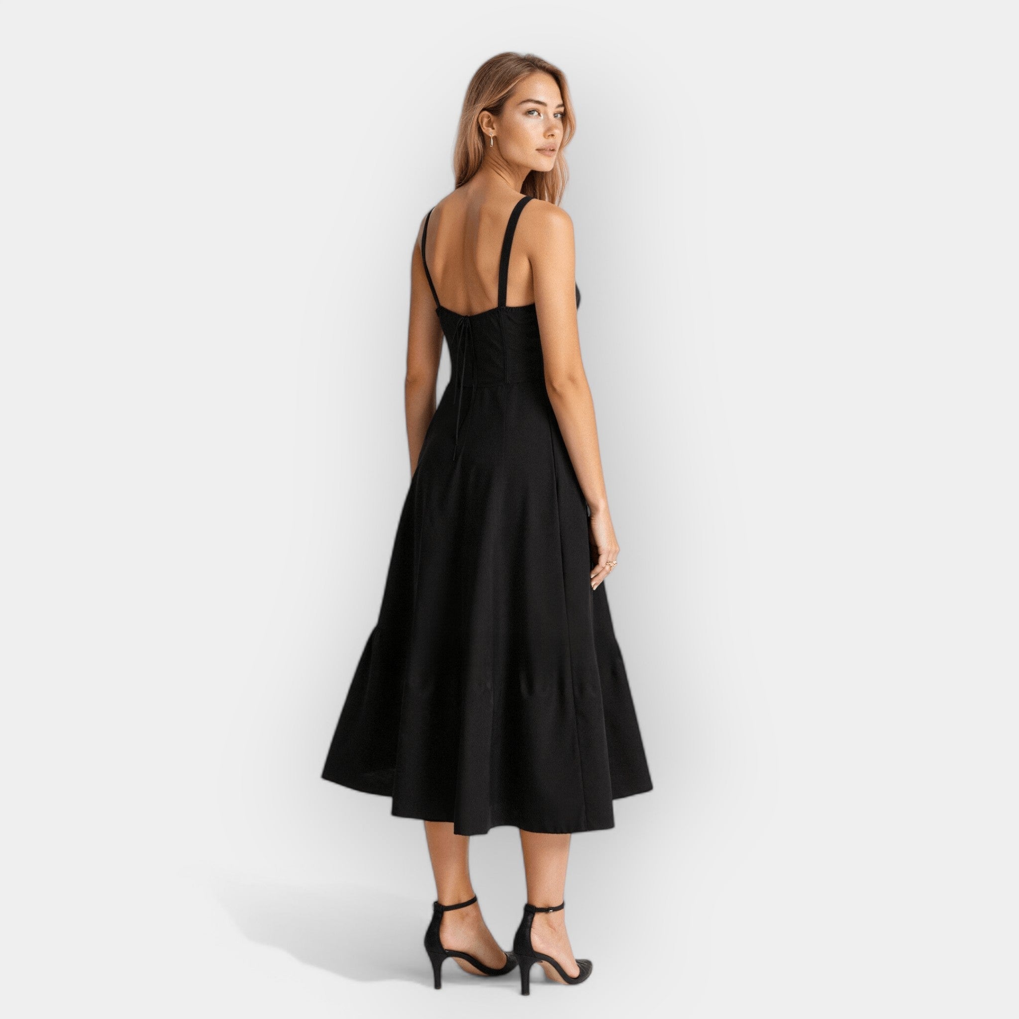 Robe Midi avec Corset