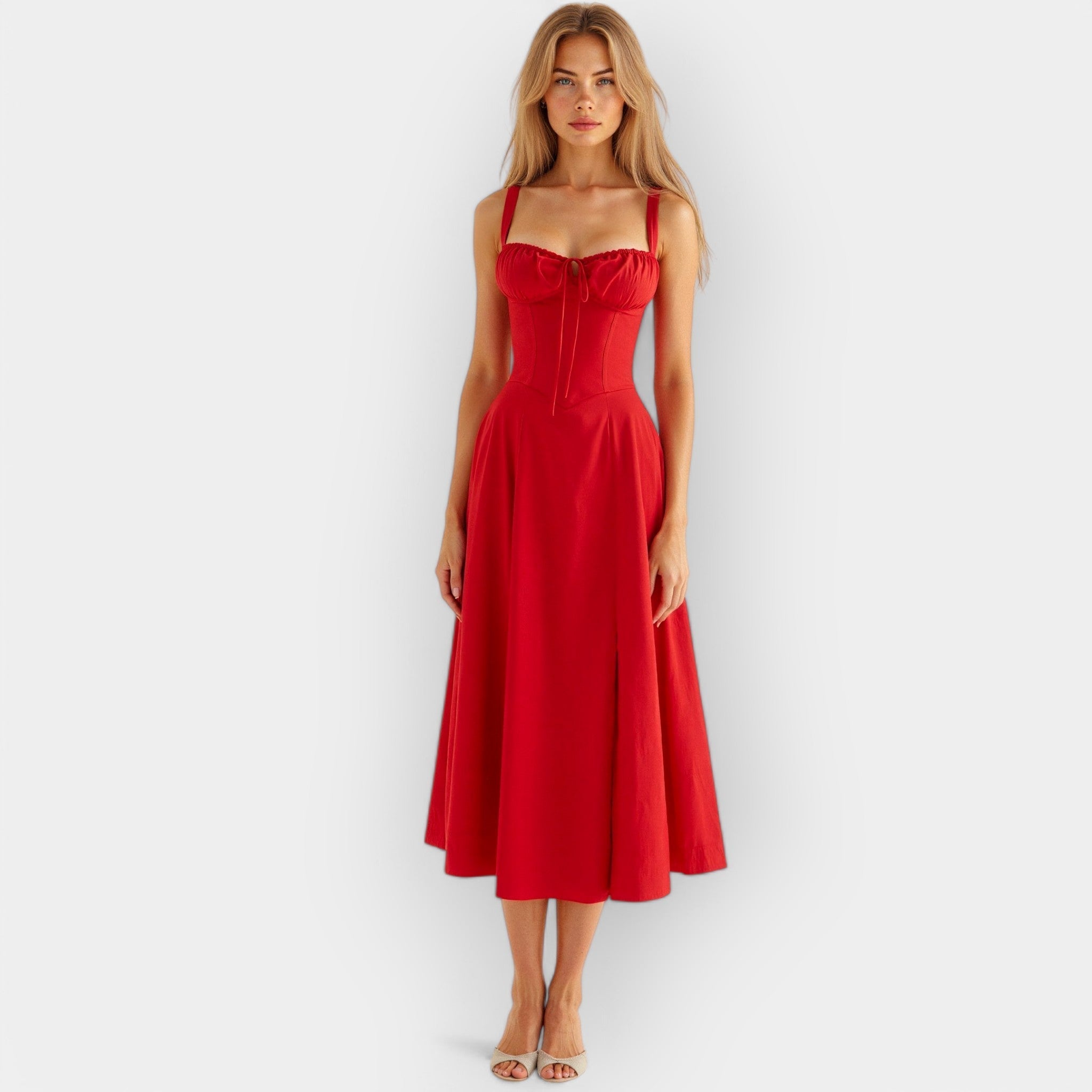 Robe Midi avec Corset