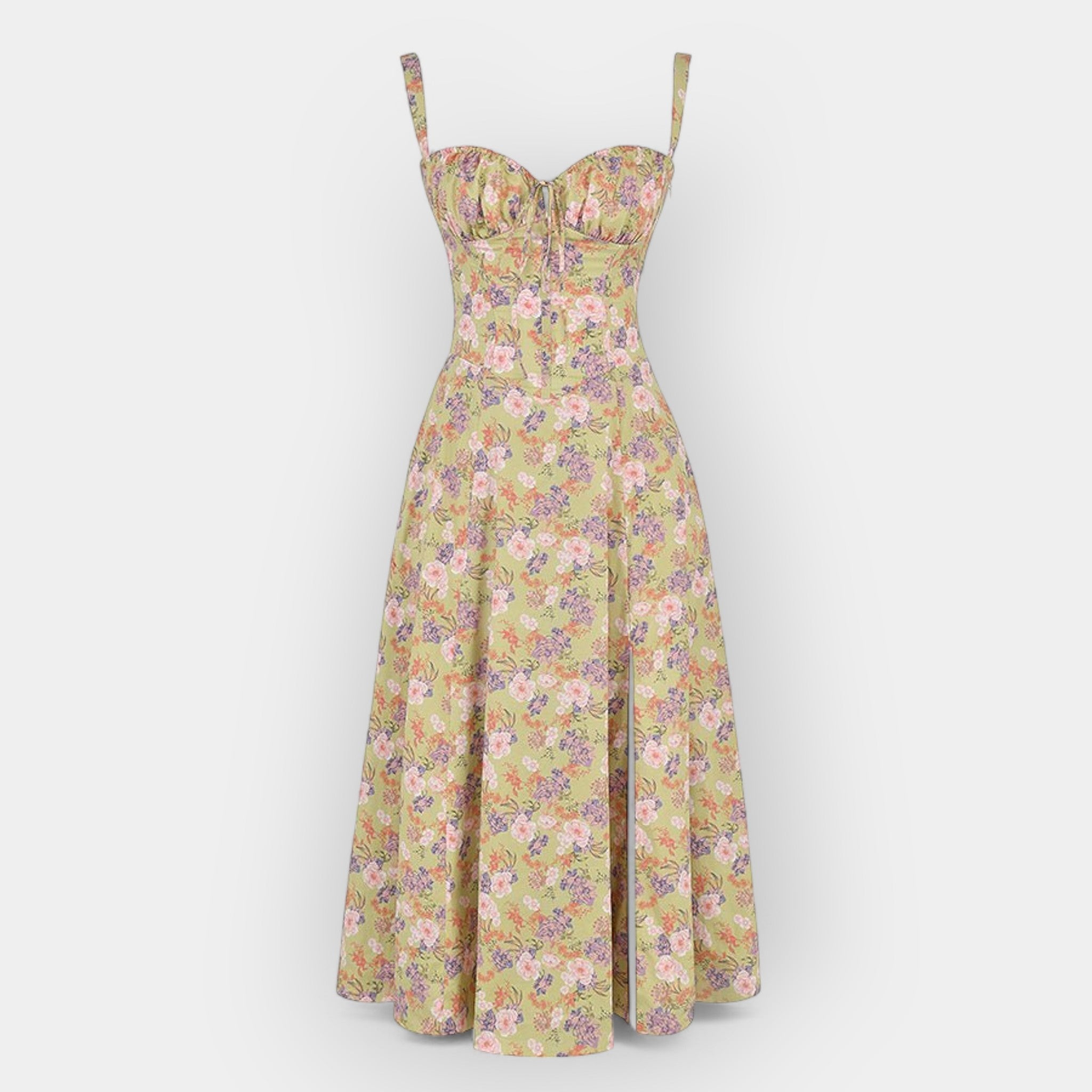 Robe Midi avec Corset