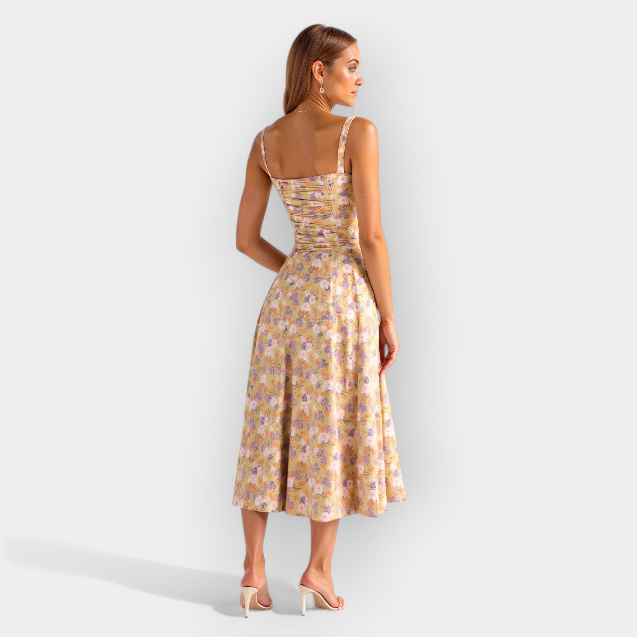 Robe Midi avec Corset