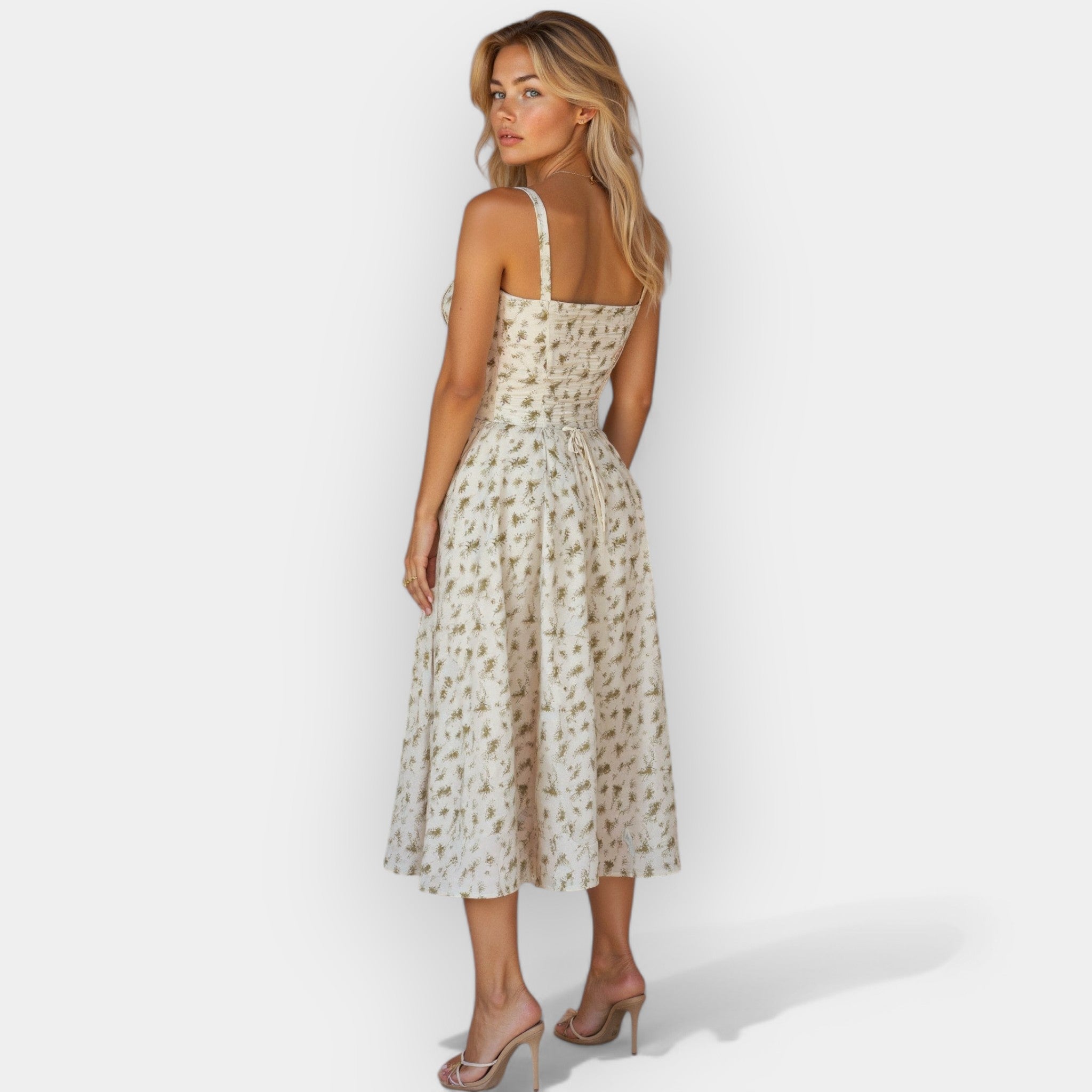 Robe Midi avec Corset