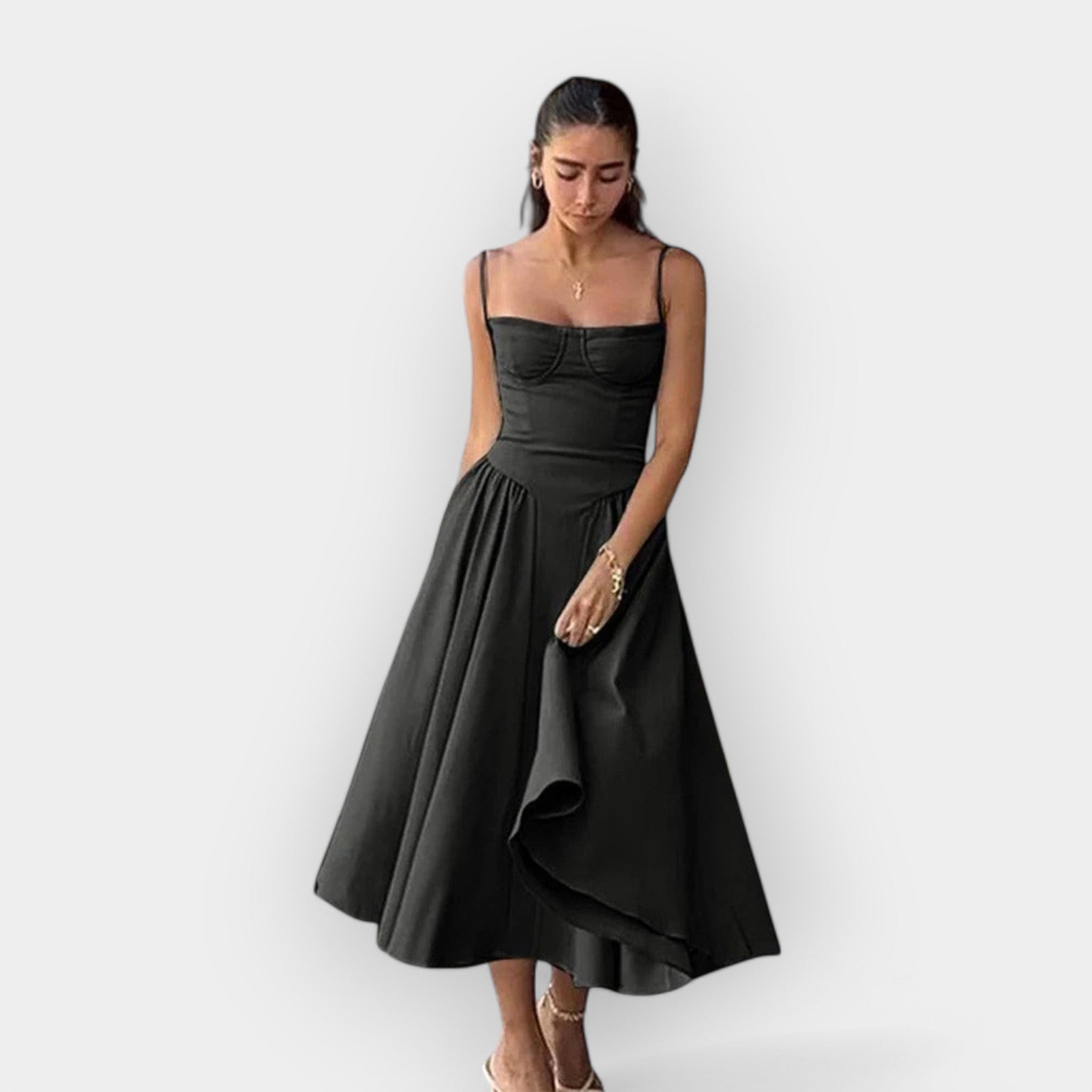 Robe Midi Épurée d'Été