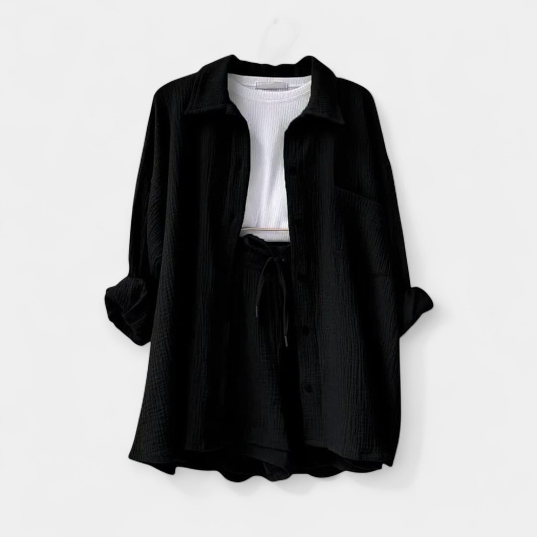 Ensemble d'Été Bicolore - Top et Short