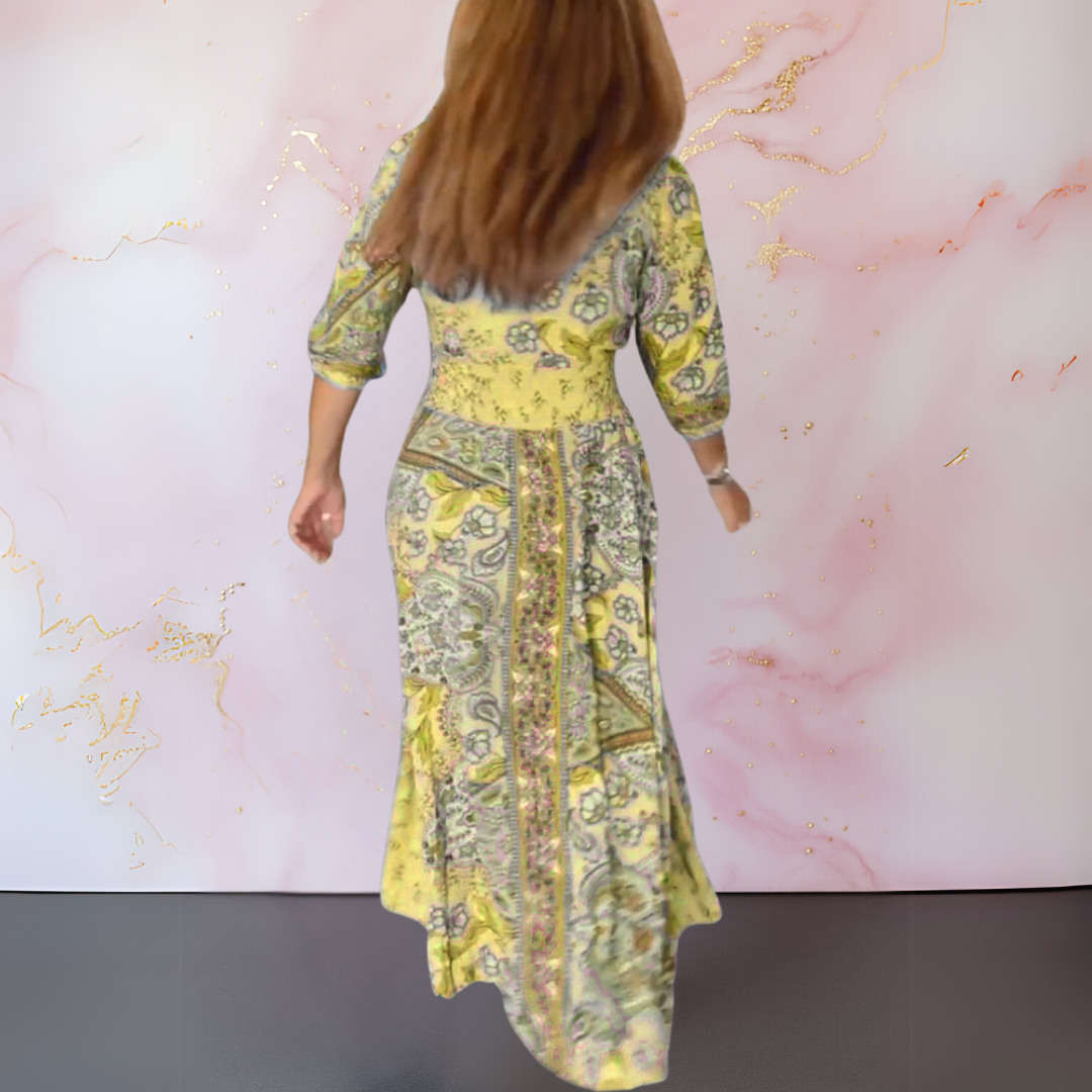 JULIA | SOMMERKLEID MIT V-AUSSCHNITT