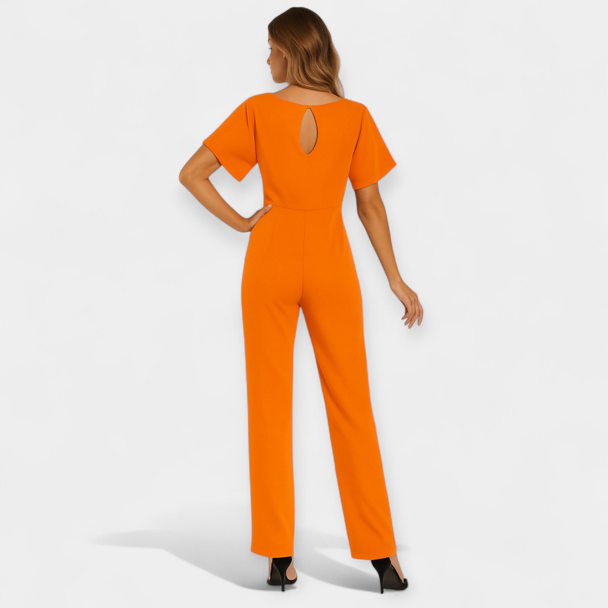 Combinaison Élégante avec Ceinture Ajustable
