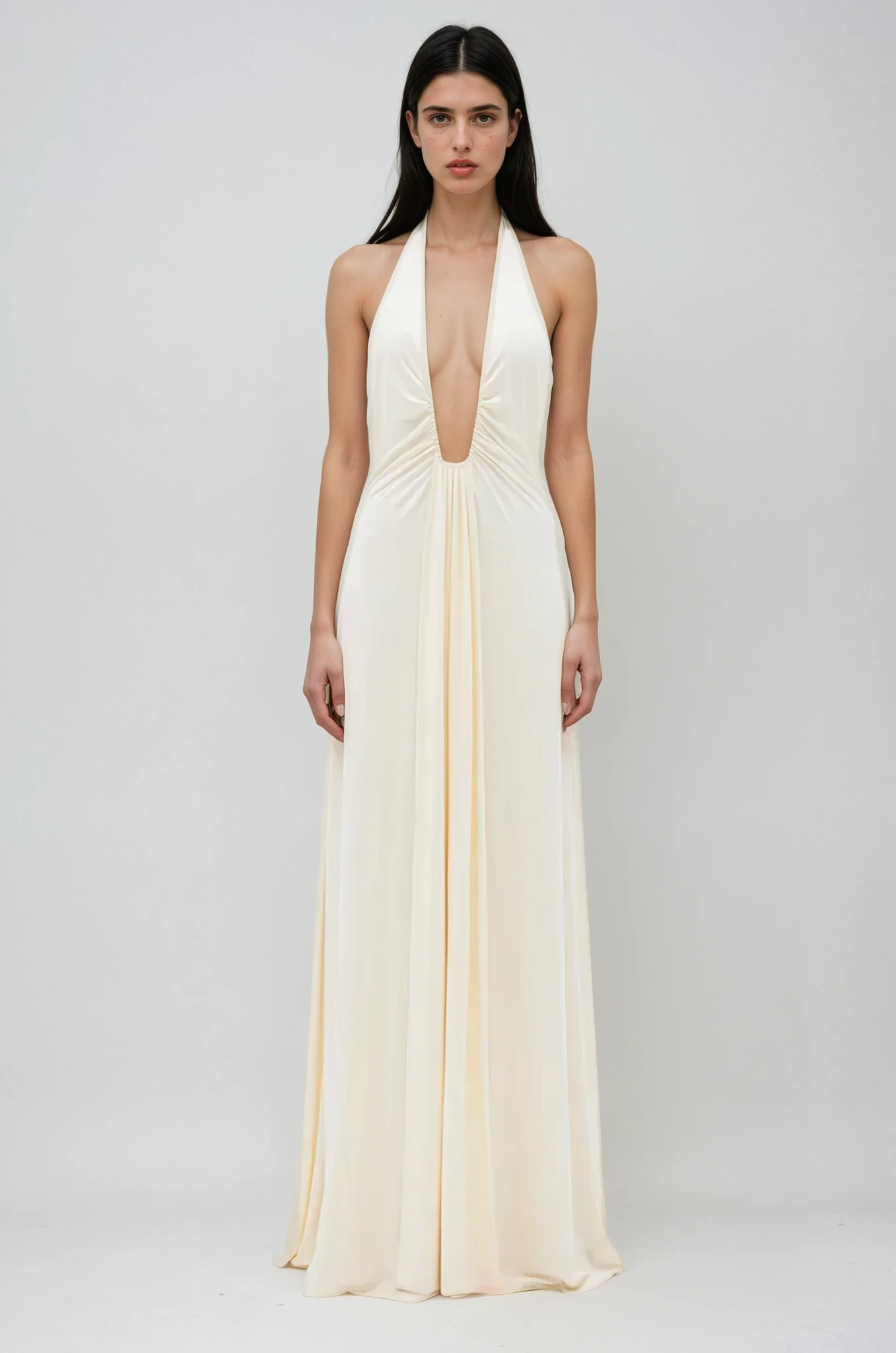 Valeria™ | Robe Longue Élégante – Minimalisme &amp; Sensualité Réunis