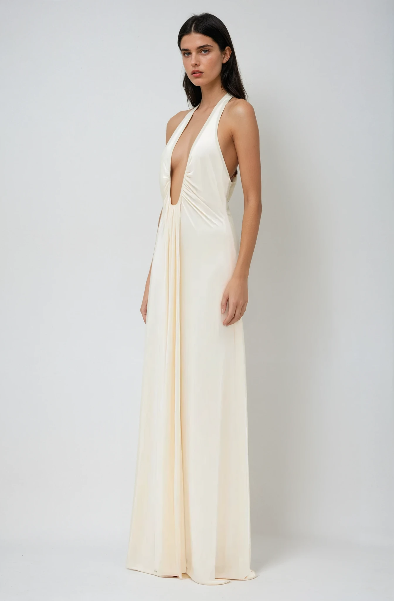 Valeria™ | Robe Longue Élégante – Minimalisme &amp; Sensualité Réunis