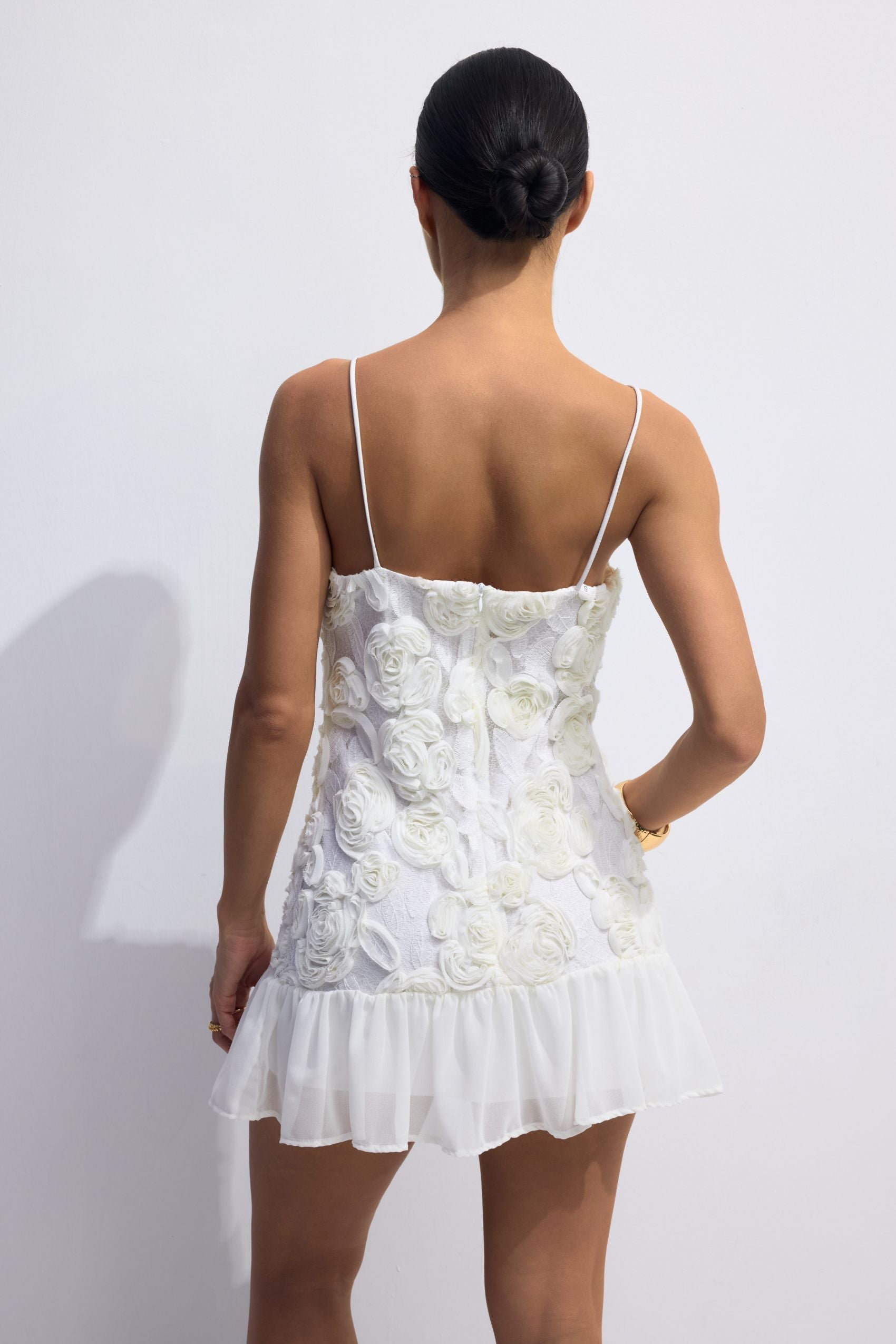 Ilona | Robe Courte Florale Élégante