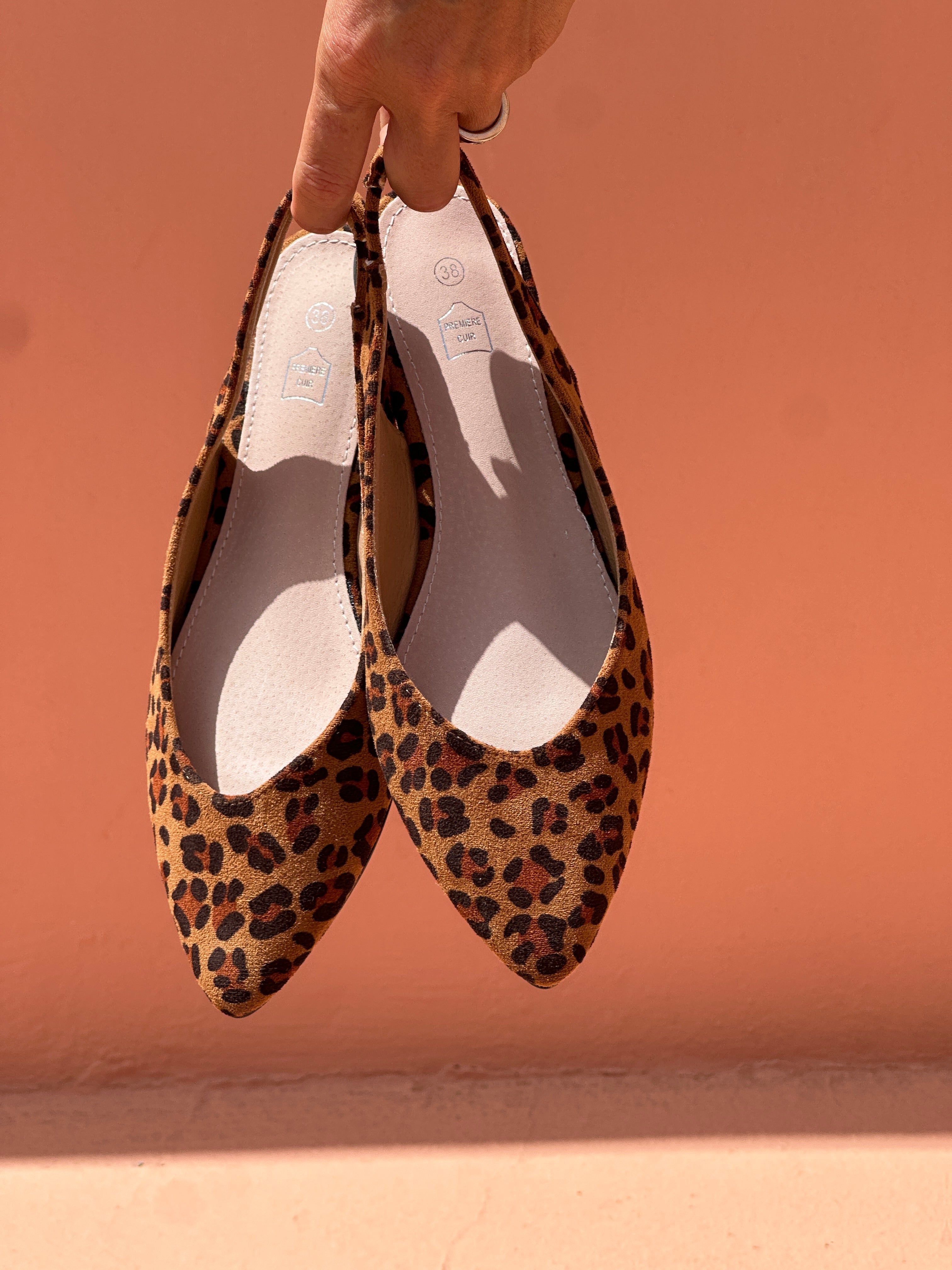 Slingbacks Charline léopard