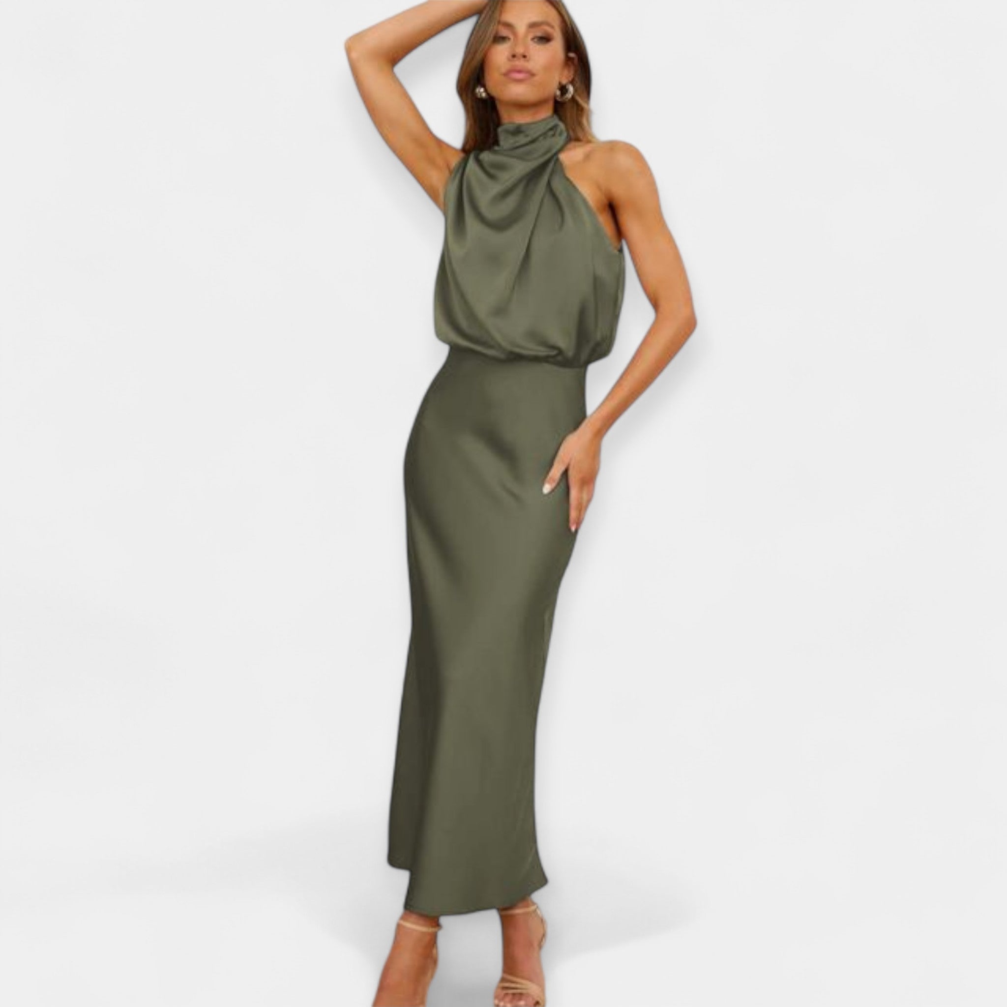Robe Maxi Off-Shoulder