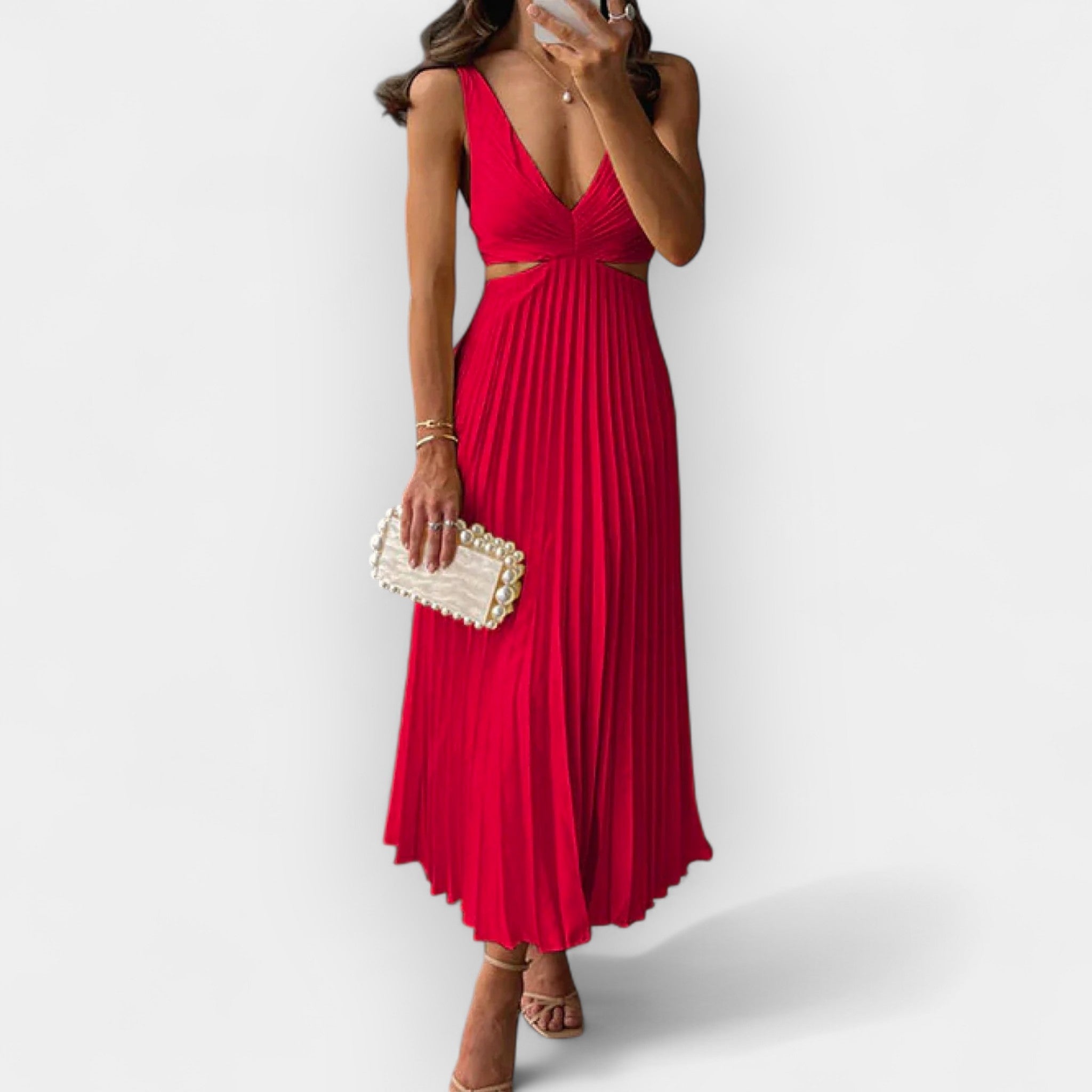 Robe Midi en Satin