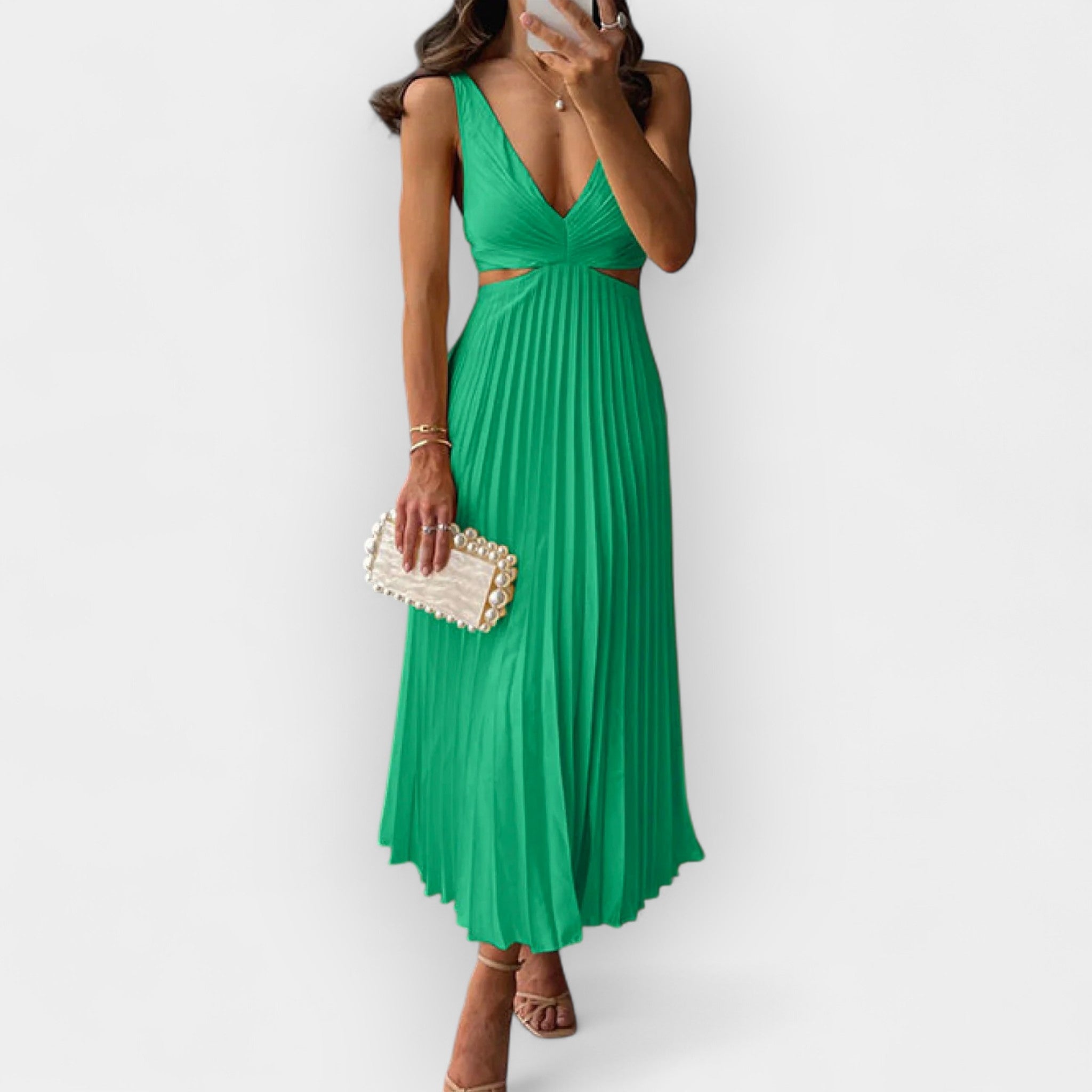 Robe Midi en Satin
