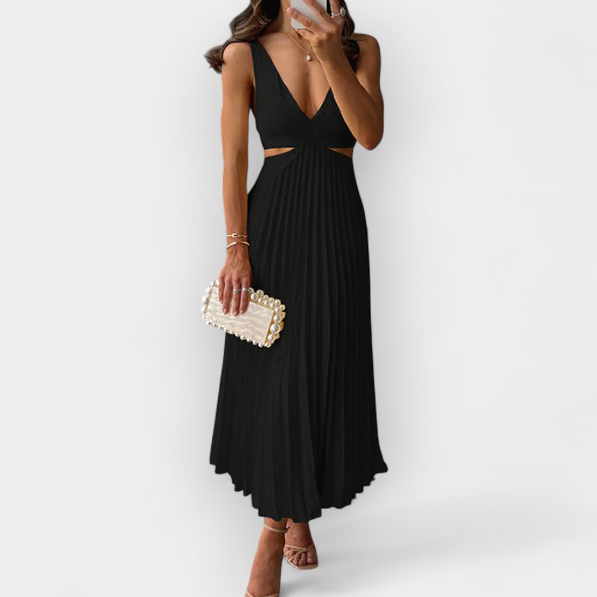 Robe Midi en Satin