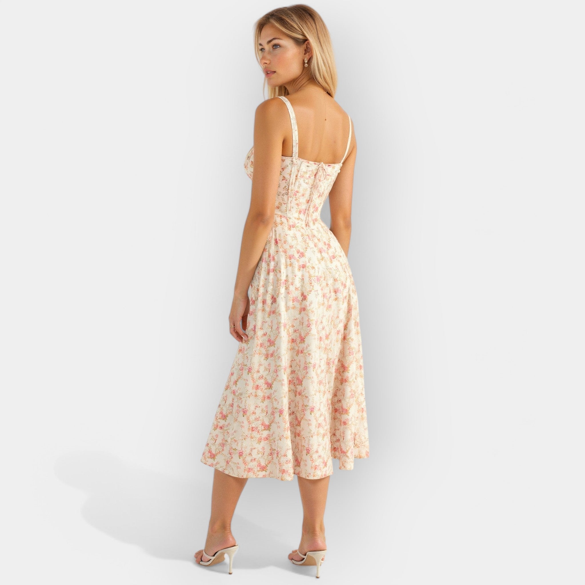 Robe Midi avec Corset